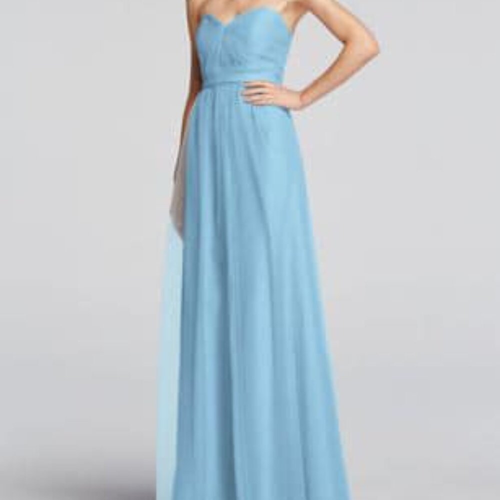 David's Bridal Strapless Dress